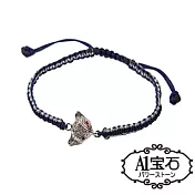 【A1寶石】魅力小狐仙-增強魅力、招桃花人際、招財開運-銀藍線款(老師推薦)