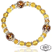 【A1寶石】晶鑽黃水晶手鍊-招正財／偏財／守財首選