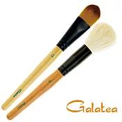【Galatea葛拉蒂】彩顏系列 14RS羊毛蜜粉刷+13BF專業粉底刷(彩妝刷具/刷具/化妝刷/修容刷/底妝刷)