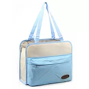 BabyBabe 實用親子外出袋(媽媽袋)-水藍水藍