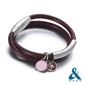 &MORE愛迪莫 Forever永恆 超濃鍺鈦手環 M 魅力棕