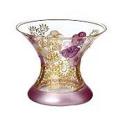 Madiggan手工彩繪玻璃鬱金香中花瓶- 紫紅色
