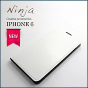【東京御用Ninja】IPHONE 6 (4.7吋)經典瘋馬紋保護皮套（白色）