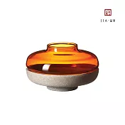 【JIA品家】燈華 花器燭台6cm 琥珀