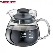 Tiamo 玻璃壺(玻璃把手) 650cc (黑色) HG2202BK
