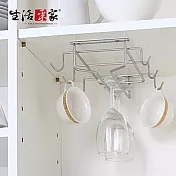 【生活採家】臺灣製304不鏽鋼廚房馬克杯高腳杯架#27018