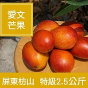【一籃子】吹海風長大的屏東枋山【愛文芒果】特級(2盒)