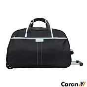 CARANY 卡拉羊 時尚休閒大容量旅行拉桿包 行李包 手拎包 (黑) 58-0001