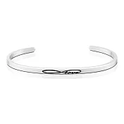 MANTRABAND 美國悄悄話手環 Infinite Love 愛無限 銀色