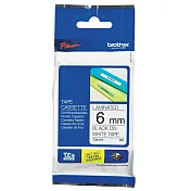 Brother TZe-211 護貝標籤帶 ( 6mm 白底黑字 )