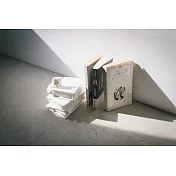 【CHU, an Design】知識的重量系列-品格貓咪造型立體石雕書擋