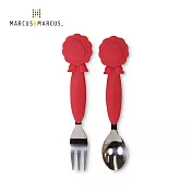 【MARCUS＆MARCUS】動物樂園不鏽鋼叉匙餐具組- 獅子