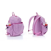 【Mamae】CLD1837 繡花小熊雙肩背包 時尚媽咪包 大容量收納媽咪袋粉色