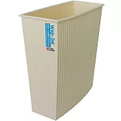 《Waybe》波紋無蓋垃圾桶(米L)