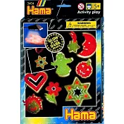 《Hama 拼拼豆豆》1,500顆夜光拼豆主題樂園包-夜光Party