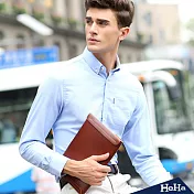 <現貨+預購>襯衫抗皺免燙純色長袖襯衫四色-HeHa-2XL（淺藍）