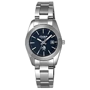 LICORNE entree 美好時刻經典女錶-深藍x銀