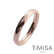TiMISA《格緻真愛》細版 (兩色) 純鈦戒指玫瑰金