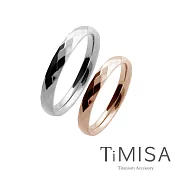 【TiMISA】純鈦戒指 格緻真愛-細版(雙色)