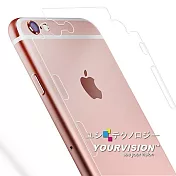 iPhone 6s Plus 5.5吋 側邊蝶翼加強型抗汙防指紋機身背膜 保護貼(2入)