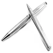 MITIQUE美締克 Exécutif 行政系列 亮鉻直線紋白夾對筆禮盒組