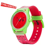 Q&Q SmileSolar x 關史蒂芬妮 Harajuku Lovers 限量太陽能錶/40mm-839 西瓜小姐