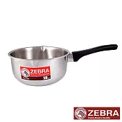 【Zebra 斑馬】#304不鏽鋼雪平鍋 18公分