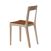 maruni Hiroshima 廣島單椅(棕色皮革)