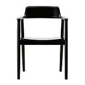 maruni Hiroshima High 廣島扶手椅 (櫸木、黑色)