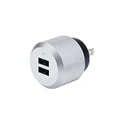 Just Mobile AluPlug 2.4A 鋁質USB雙埠智慧充電器