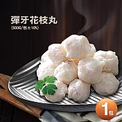 【優鮮配】屏東在地Q嘟嘟彈牙花枝丸(500g/包)-任選