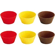 《TESCOMA》矽膠馬芬烤杯6入(圓5cm)