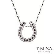【TiMAS】迷你幸運馬蹄(7色) (極細鎖骨)純鈦項鍊(B)