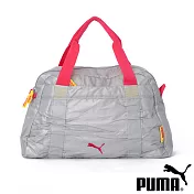 PUMA Fitness小手提包(灰/桃)06989704
