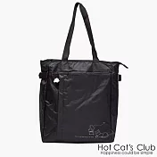 【Hot Cat’s】日系優質辣貓休閒提袋-典雅黑(7800-93)