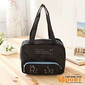 HotCat辣貓 休閒小型提袋 便當袋(百搭黑)7800-24