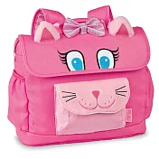 美國【Bixbee】3D動物童趣系列-甜美粉貓咪小童背包