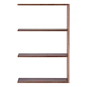 [MUJI無印良品]自由組合層架/胡桃木/3層/寬版追加用