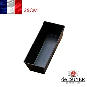 法國【de Buyer】畢耶烘焙『輕礦藍鐵烘焙系列』長方型蛋糕模 26x11x8cm