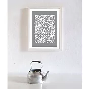 【摩達客】西班牙知名插畫家Judy Kaufmann藝術創作海報掛畫裝飾畫 (附Judy本人簽名)(含木框)灰鳥