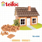 【德國teifoc】DIY益智磚塊建築玩具瓦房- TEI4300