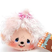 日本Sekiguchi夢奇奇MONCHHICHI【捲捲毛斜背零錢包】粉色