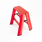【長谷川Hasegawa設計好梯】Lucano設計傢俱梯 一階紅色－1階(24cm)