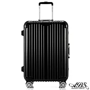 ABS愛貝斯 M8系列 24吋鏡面飛機輪YKK拉鍊旅行箱 (黑) 99-052B