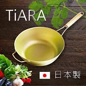 【AnnZen】《日本製 Horie》鈦愛地球系列 -TiARA原木柄純鈦鍋