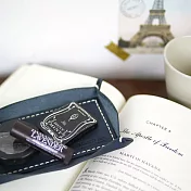 【預購商品】HANDIIN|日式 經典萬用皮革置物盤 深藍