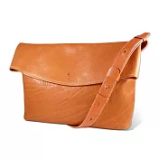 TEHA’ AMANA|日系簡約 真皮斜背包 駝色