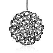 moorigin / 淡竹項鍊 L / 黑