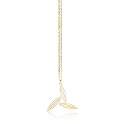 moorigin / 淡竹三葉項鍊 XS / 金