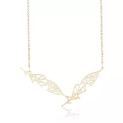 moorigin / 葉脈項鍊 D / 金